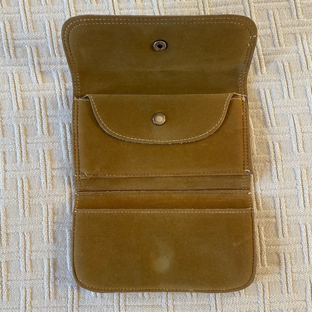 Kuang Huei vintage suede wallet.